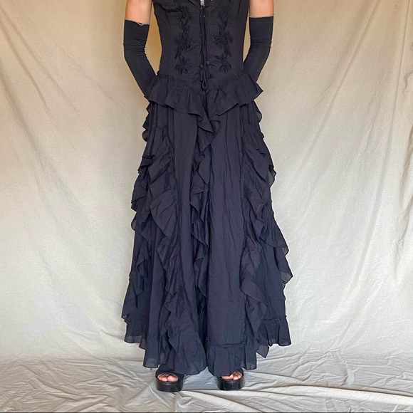 🚫SOLD🚫 The Goth Fairycore Gown 🧚‍♀️🥀 - Picture 6 of 7